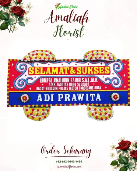 Papan Bunga Ucapan Selamat Siketug